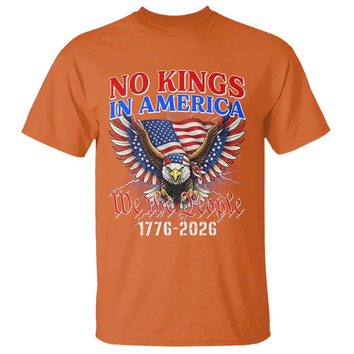 We The People No Kings In America T Shirt 250 Years America Anniversary Vintage American Flag