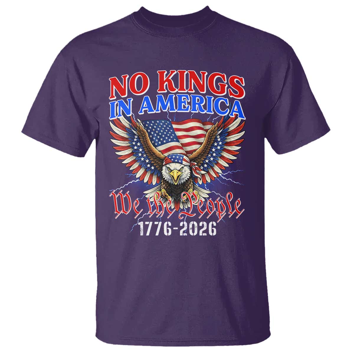 We The People No Kings In America T Shirt 250 Years America Anniversary Vintage American Flag