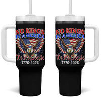 We The People No Kings In America Tumbler With Handle 250 Years America Anniversary Vintage American Flag
