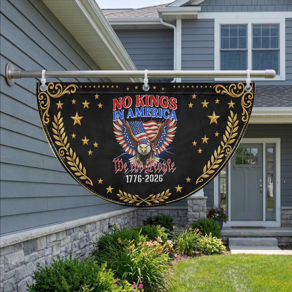 We The People No Kings In America Patriotic Fan Flag 250 Years America Anniversary Vintage American Flag