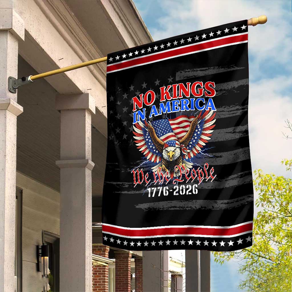 We The People No Kings In America Garden Flag 250 Years America Anniversary Vintage American Flag