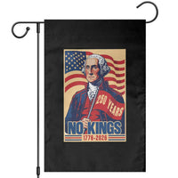 Funny George Washington Freedom Protest Garden Flag No Kings