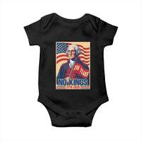 Funny George Washington Freedom Protest Baby Onesie No Kings