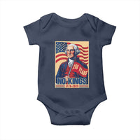 Funny George Washington Freedom Protest Baby Onesie No Kings