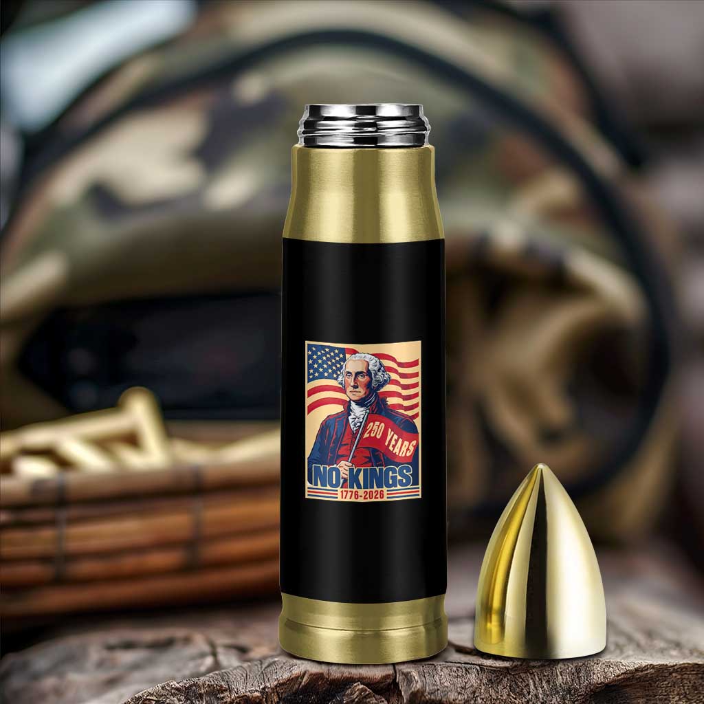 Funny George Washington Freedom Protest Bullet Tumbler No Kings