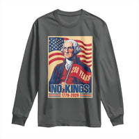 Funny George Washington Freedom Protest Long Sleeve Shirt No Kings