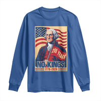 Funny George Washington Freedom Protest Long Sleeve Shirt No Kings