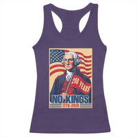 Funny George Washington Freedom Protest Racerback Tank Top No Kings