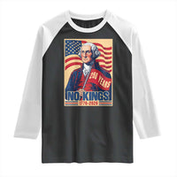 Funny George Washington Freedom Protest Raglan Shirt No Kings