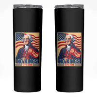 Funny George Washington Freedom Protest Skinny Tumbler No Kings
