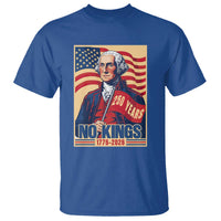 Funny George Washington Freedom Protest T Shirt No Kings