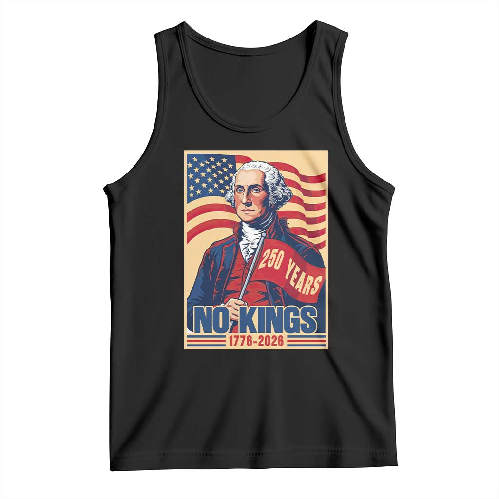 Funny George Washington Freedom Protest Tank Top No Kings