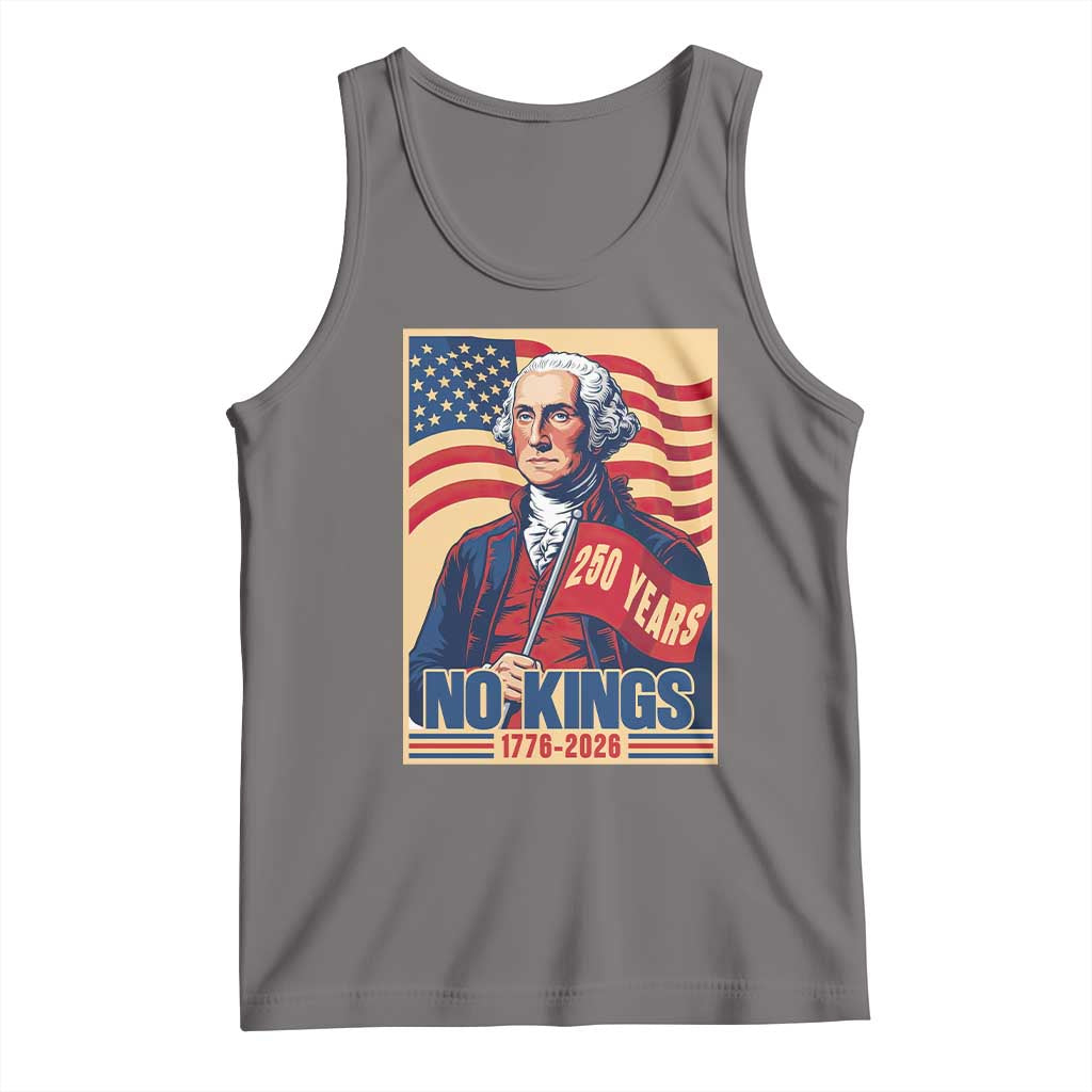 Funny George Washington Freedom Protest Tank Top No Kings