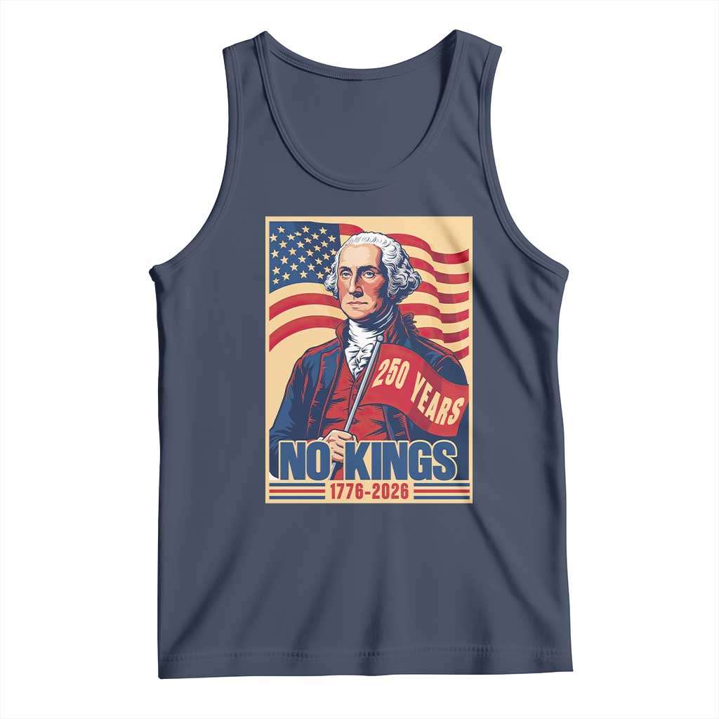 Funny George Washington Freedom Protest Tank Top No Kings