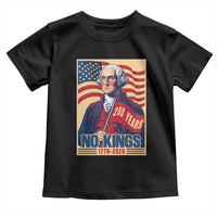 Funny George Washington Freedom Protest Toddler T Shirt No Kings
