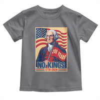 Funny George Washington Freedom Protest Toddler T Shirt No Kings