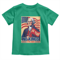 Funny George Washington Freedom Protest Toddler T Shirt No Kings