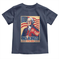 Funny George Washington Freedom Protest Toddler T Shirt No Kings