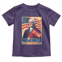 Funny George Washington Freedom Protest Toddler T Shirt No Kings