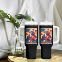 Funny George Washington Freedom Protest Tumbler With Handle No Kings