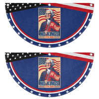Funny George Washington Freedom Protest Patriotic Fan Flag No Kings