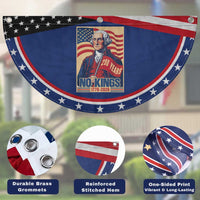 Funny George Washington Freedom Protest Patriotic Fan Flag No Kings