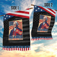 Funny George Washington Freedom Protest Garden Flag No Kings