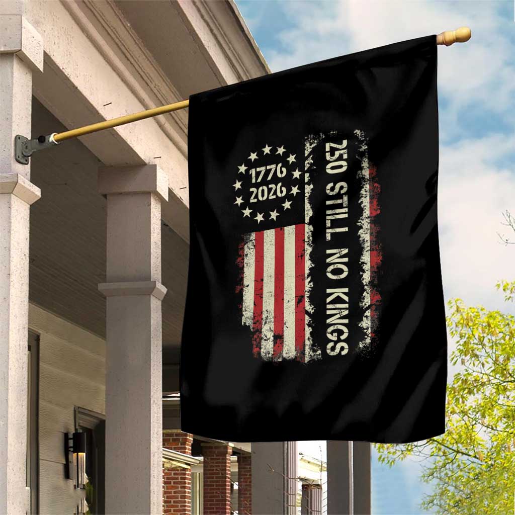 250 Still No Kings Garden Flag Vintage Patriotic Flag