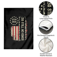 250 Still No Kings Garden Flag Vintage Patriotic Flag