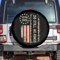 250 Still No Kings Spare Tire Cover Vintage Patriotic Flag