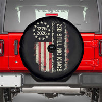 250 Still No Kings Spare Tire Cover Vintage Patriotic Flag