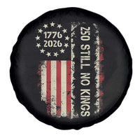 250 Still No Kings Spare Tire Cover Vintage Patriotic Flag