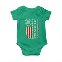 250 Still No Kings Baby Onesie Vintage Patriotic Flag