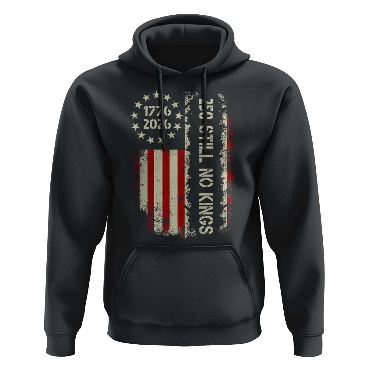 250 Still No Kings Hoodie Vintage Patriotic Flag