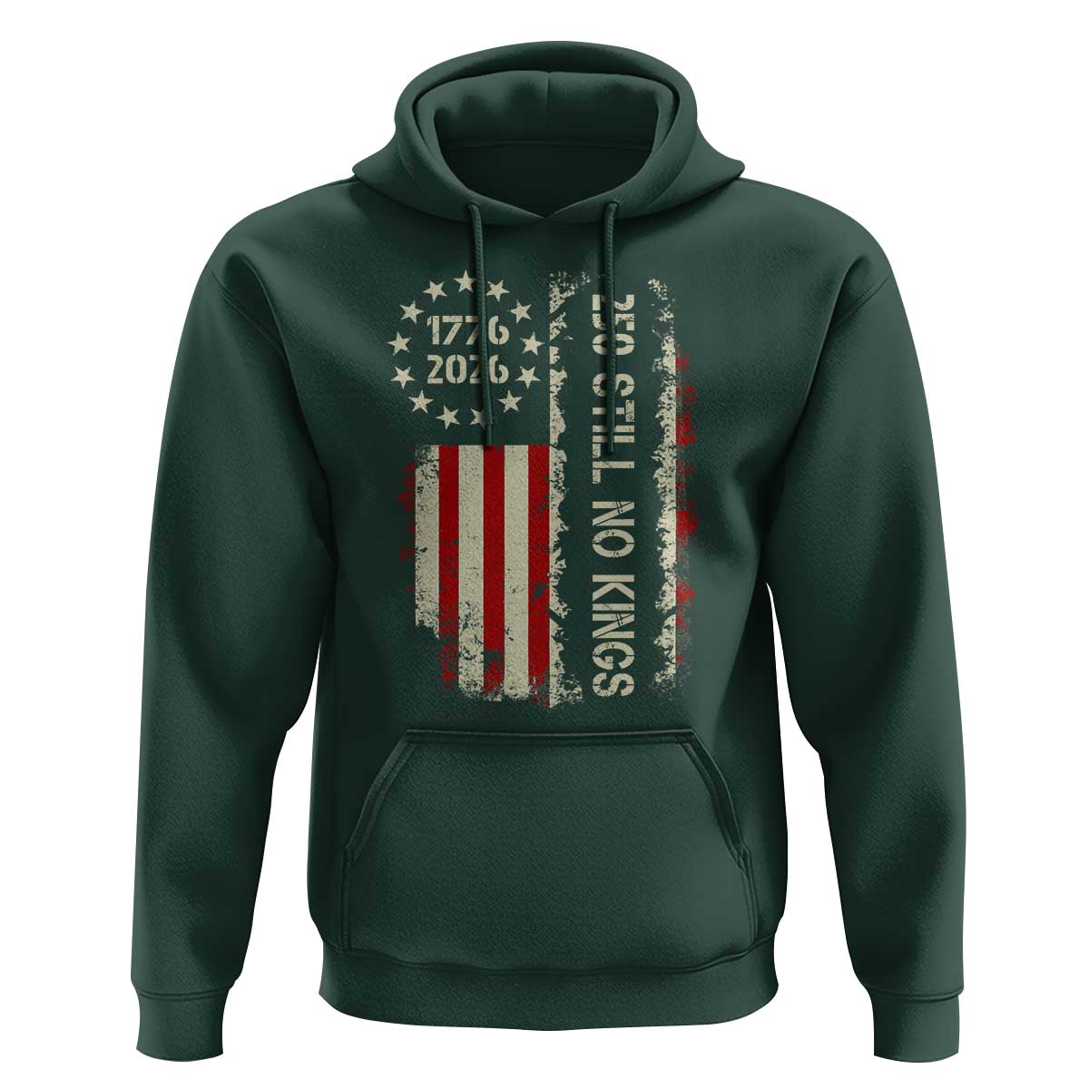 250 Still No Kings Hoodie Vintage Patriotic Flag