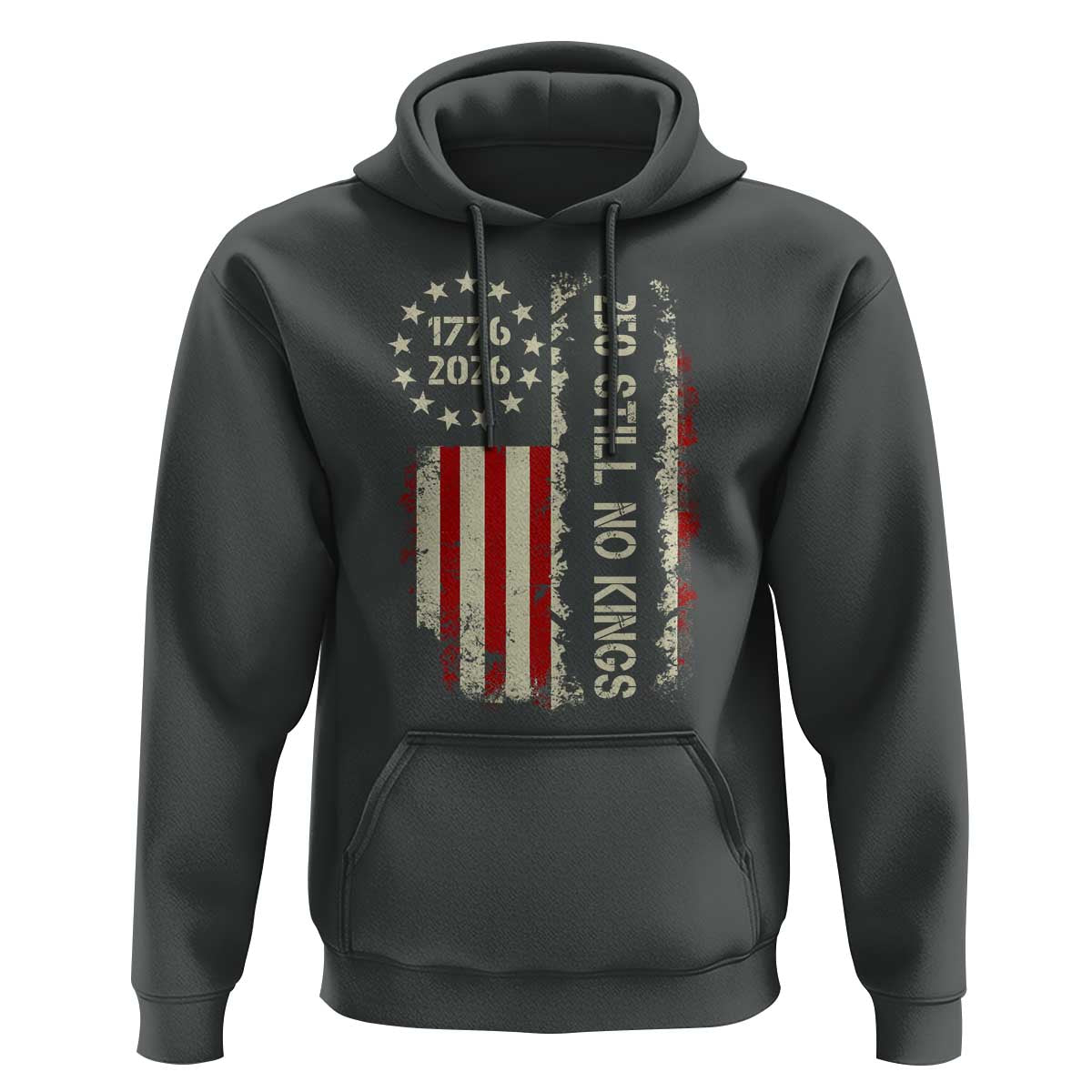 250 Still No Kings Hoodie Vintage Patriotic Flag
