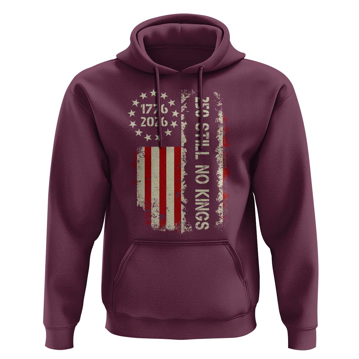 250 Still No Kings Hoodie Vintage Patriotic Flag