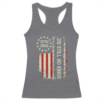 250 Still No Kings Racerback Tank Top Vintage Patriotic Flag