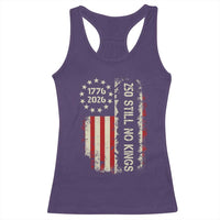 250 Still No Kings Racerback Tank Top Vintage Patriotic Flag