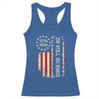 250 Still No Kings Racerback Tank Top Vintage Patriotic Flag