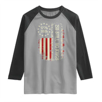 250 Still No Kings Raglan Shirt Vintage Patriotic Flag