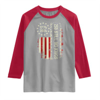 250 Still No Kings Raglan Shirt Vintage Patriotic Flag
