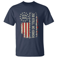 250 Still No Kings T Shirt Vintage Patriotic Flag