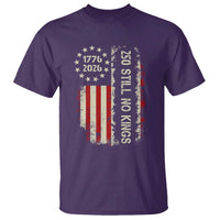 250 Still No Kings T Shirt Vintage Patriotic Flag