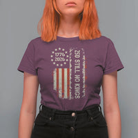 250 Still No Kings T Shirt For Women Vintage Patriotic Flag