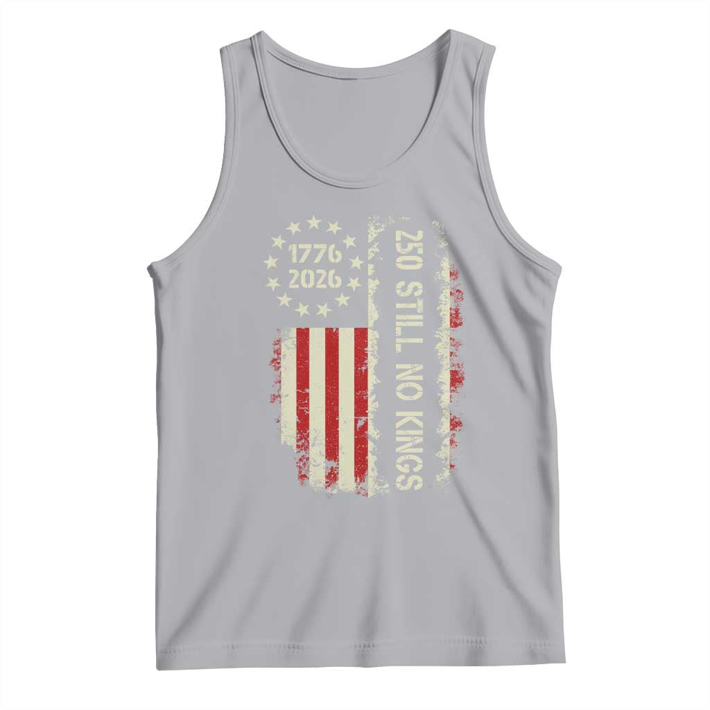 250 Still No Kings Tank Top Vintage Patriotic Flag
