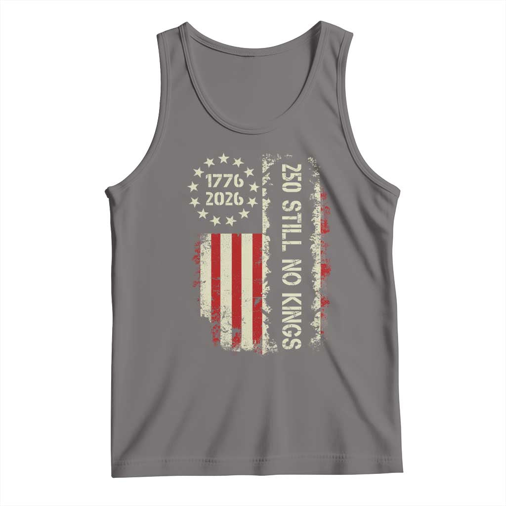 250 Still No Kings Tank Top Vintage Patriotic Flag