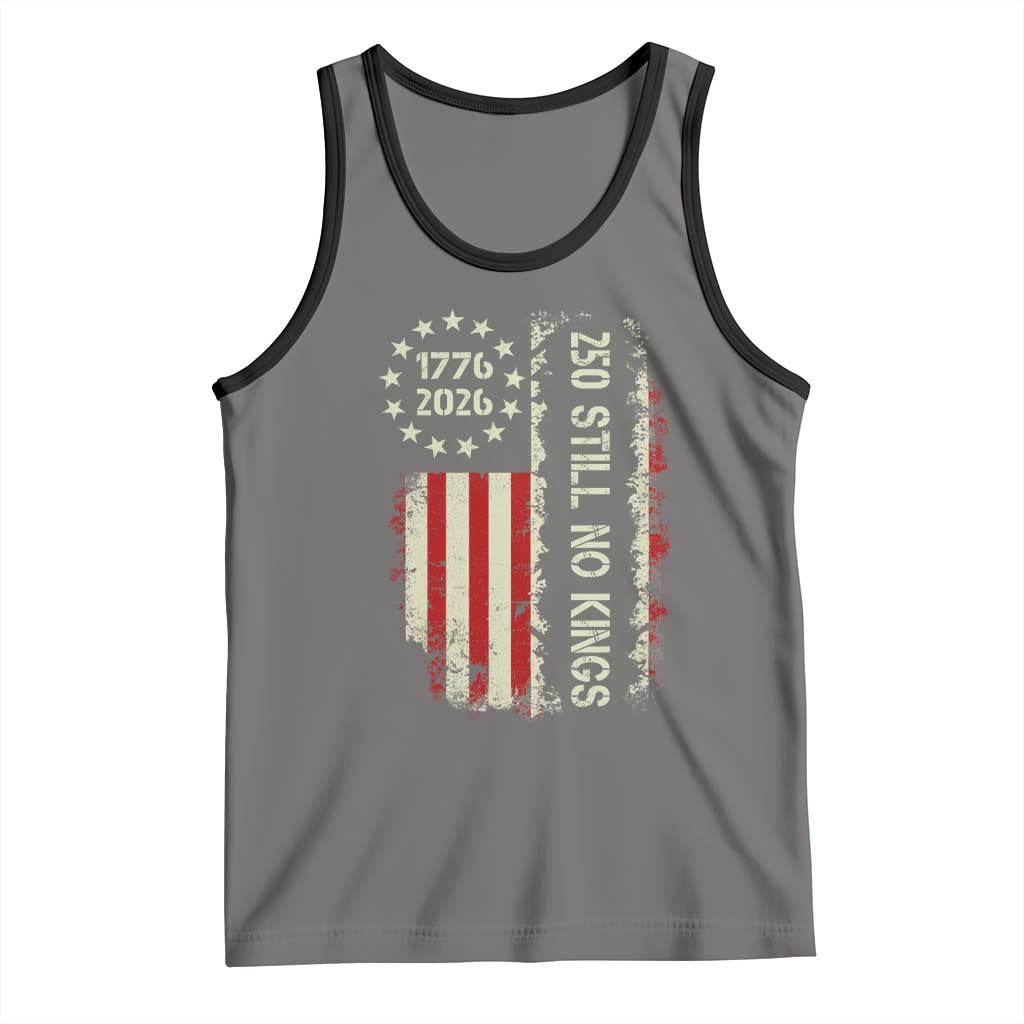 250 Still No Kings Tank Top Vintage Patriotic Flag