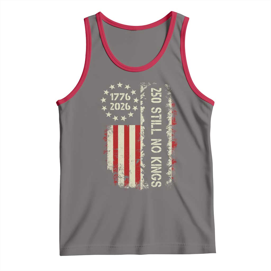 250 Still No Kings Tank Top Vintage Patriotic Flag