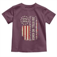 250 Still No Kings Toddler T Shirt Vintage Patriotic Flag